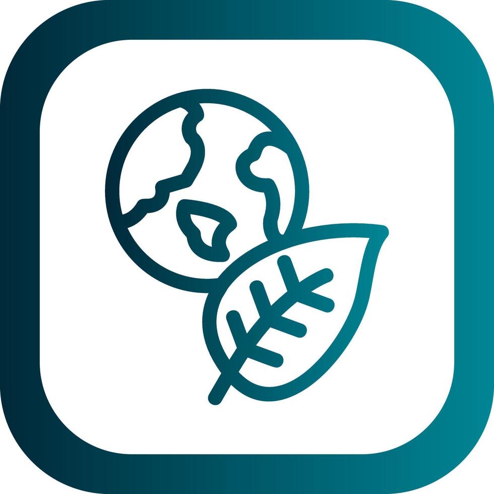 Earth Day Vector Icon Design