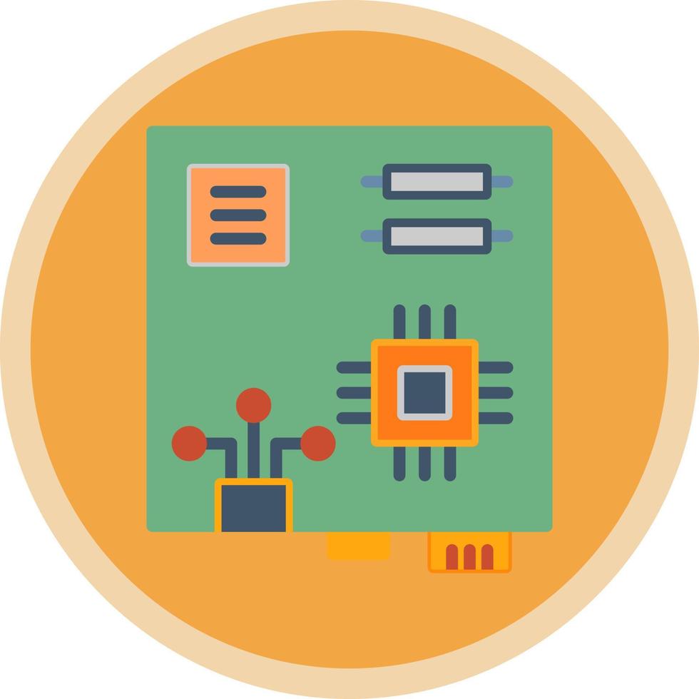 Motherboard Vector Icon Design