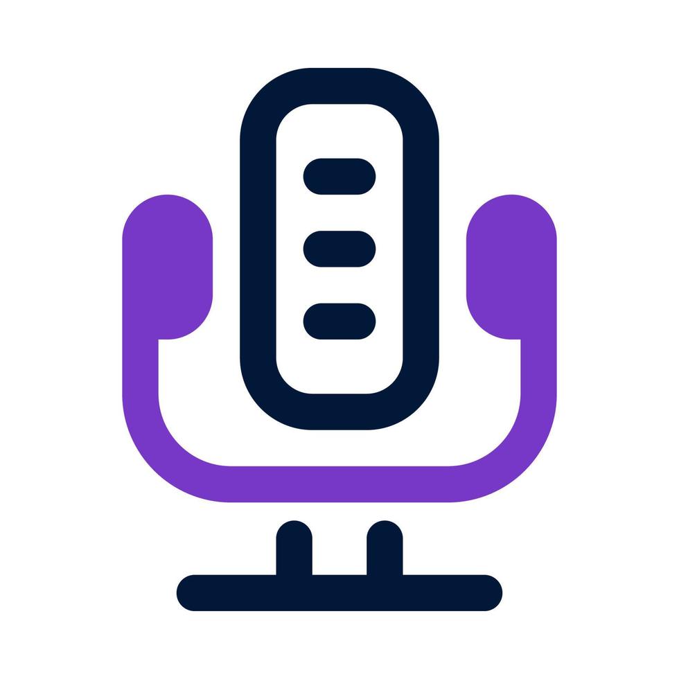 microphone icon for your website, mobile, presentation, and logo design. vector