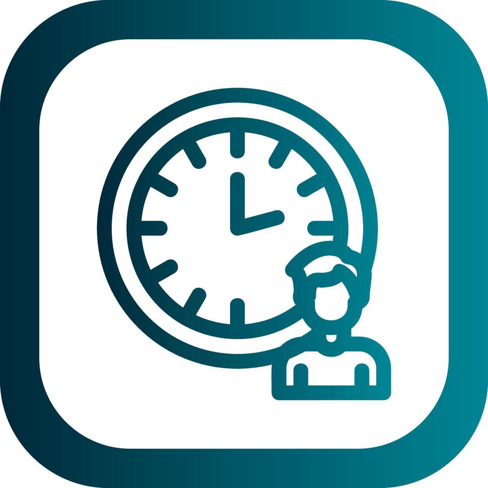 Working Hours Vector Icon Design