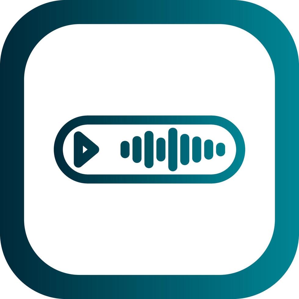 Voice Message Vector Icon Design