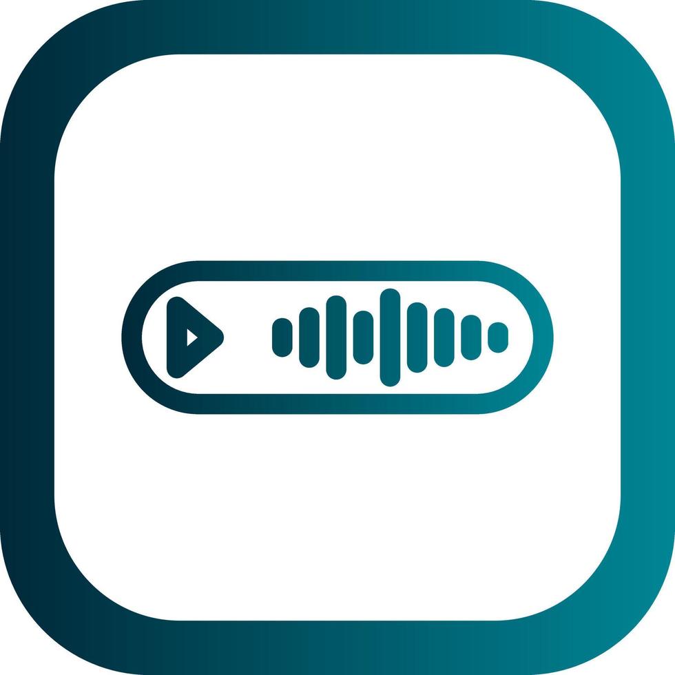 Voice Message Vector Icon Design