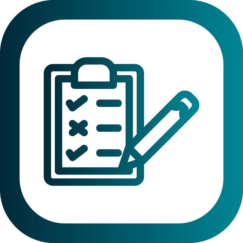 Tasks Checklist Vector Icon Design