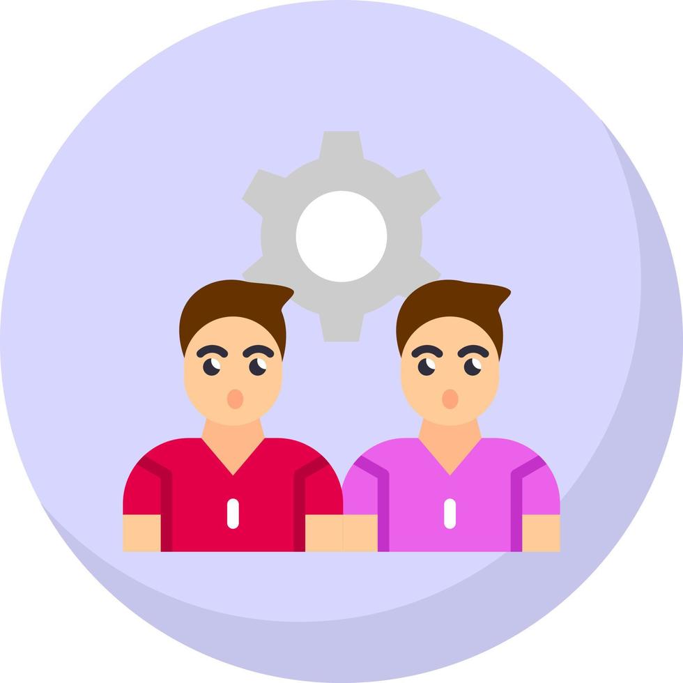 Team Management Vector Icon Design