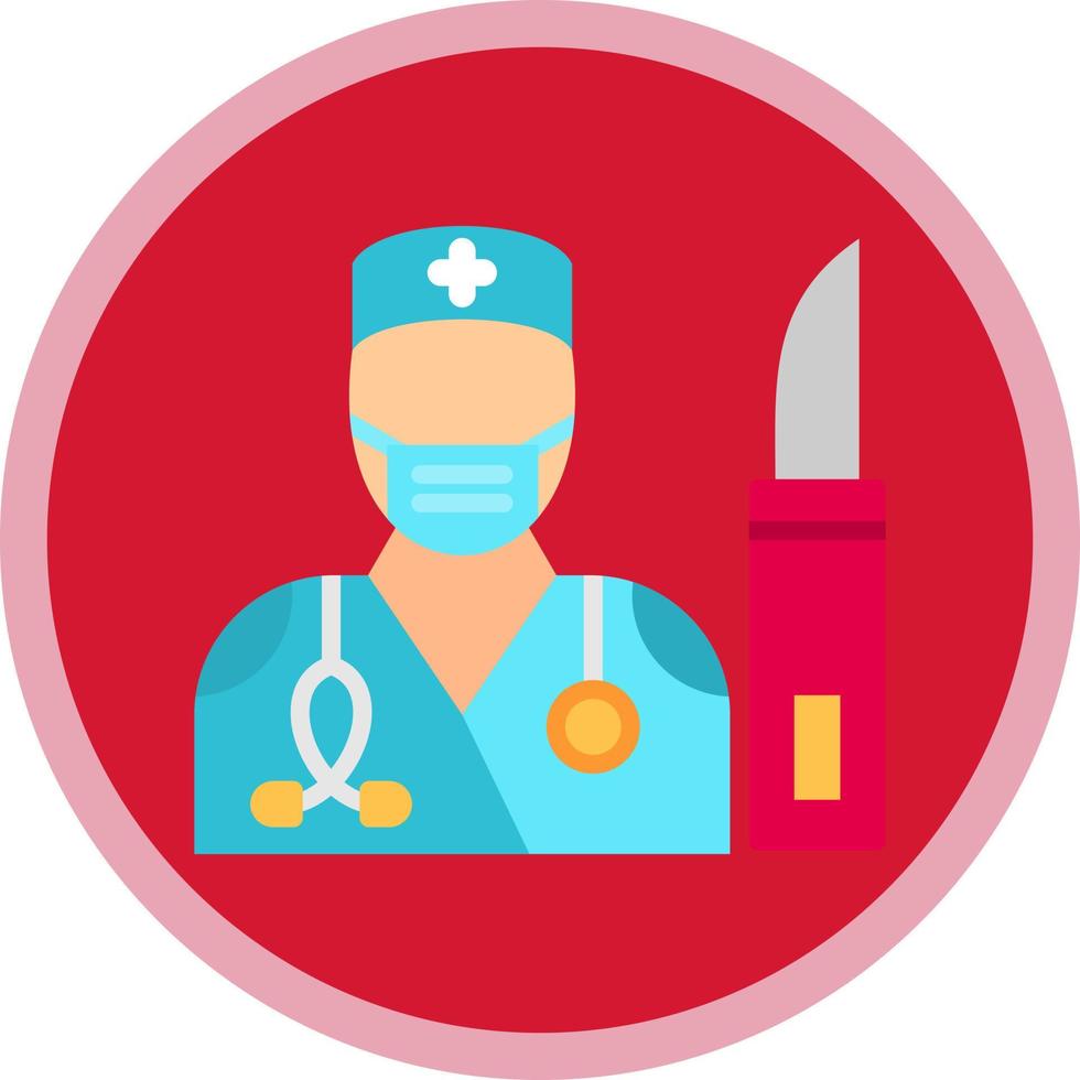 Surgeon Vector Icon Design