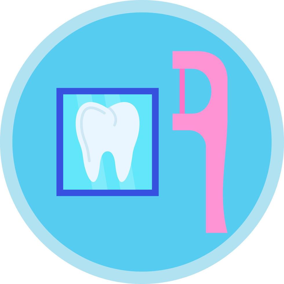 Dental Floss Vector Icon Design