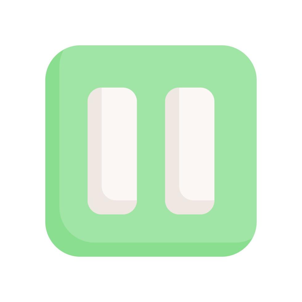 pause icon for your website design, logo, app, UI. vector
