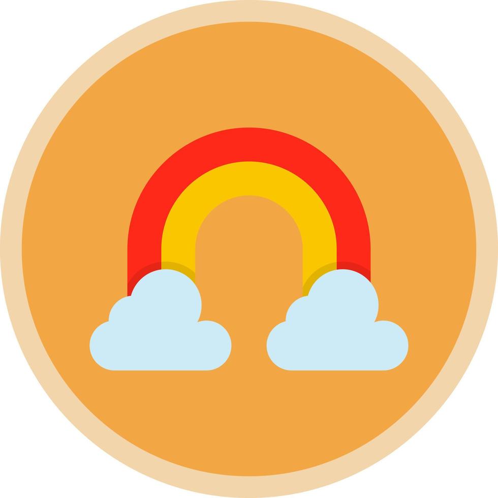 Rainbow Vector Icon Design