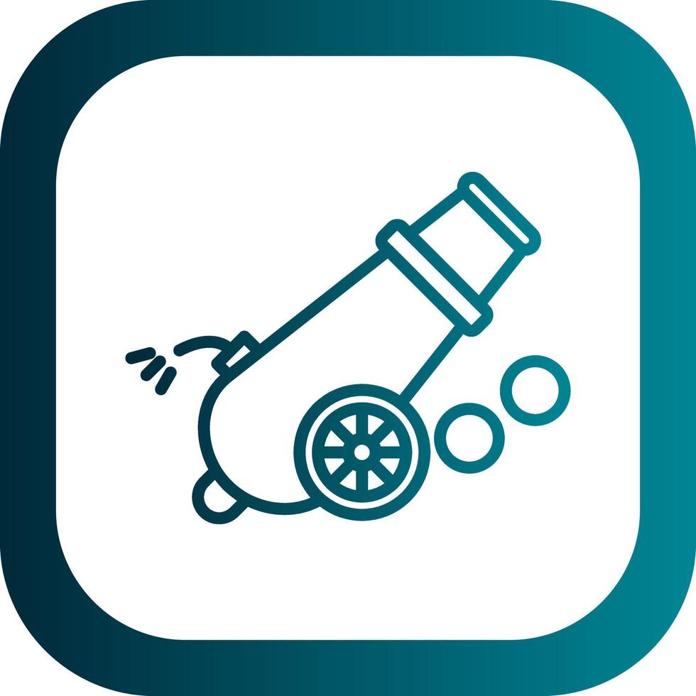 Cannon Vector Icon Design