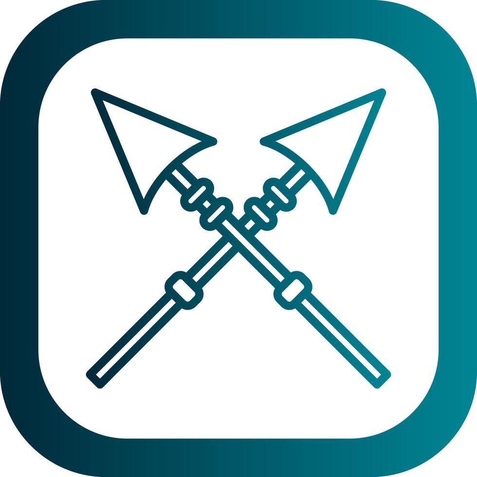 Lance Vector Icon Design