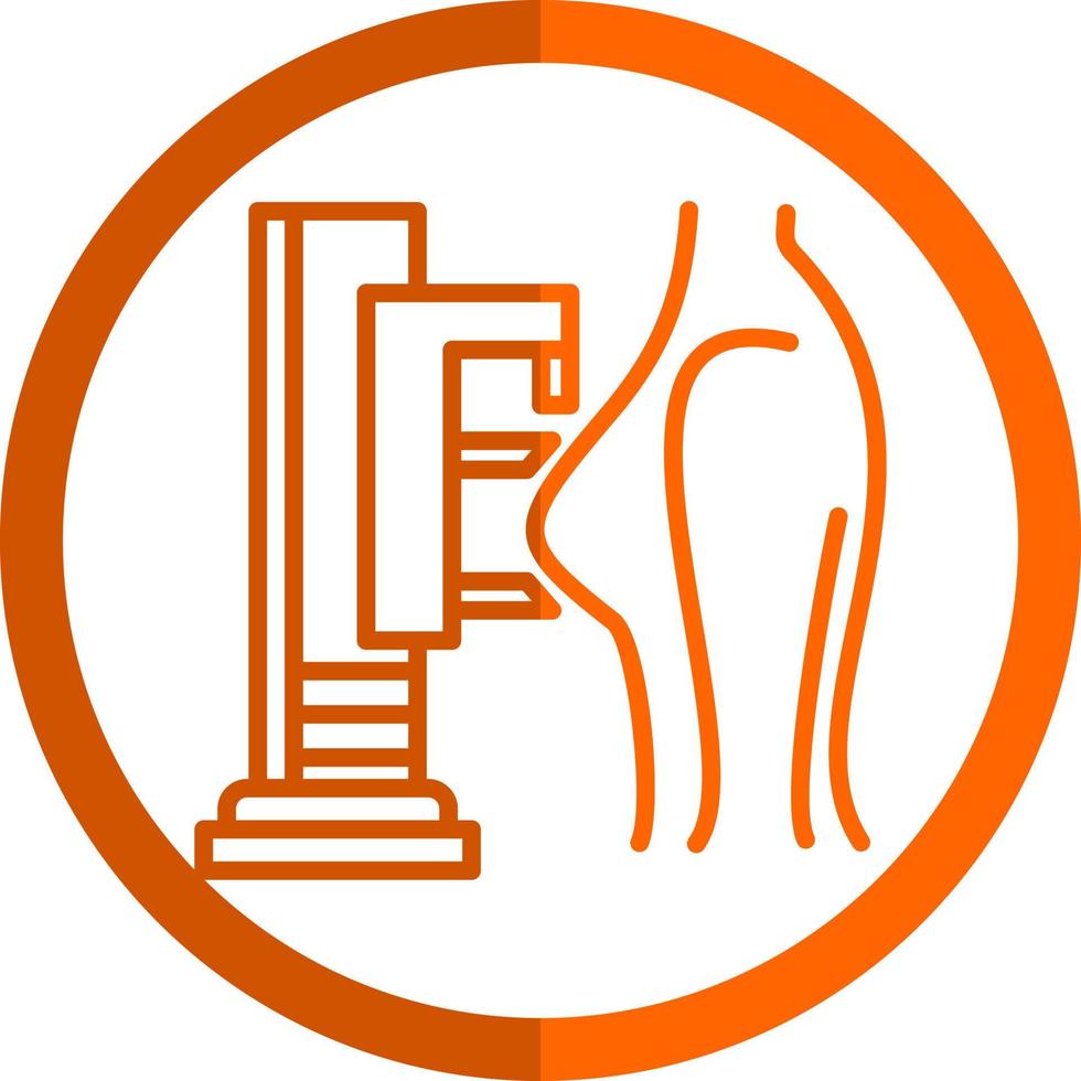 Mammography Vector Icon Design