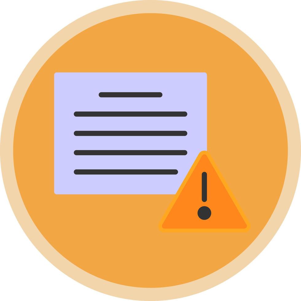 Risk Vector Icon Design