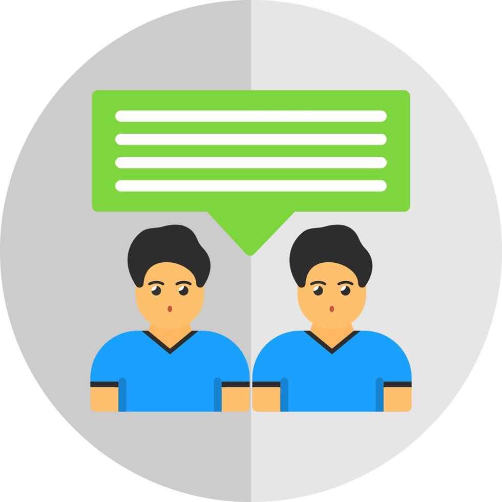 Discussion Vector Icon Design