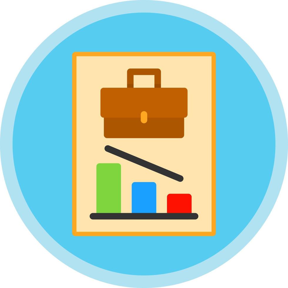 Business Fail Vector Icon Design