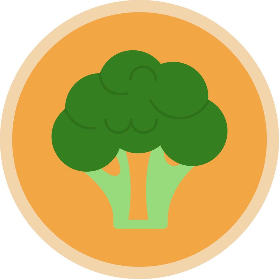 Broccoli Vector Icon Design