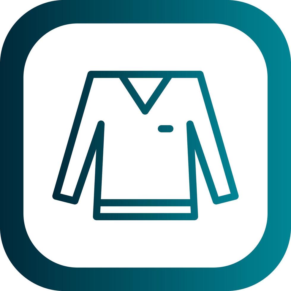 Long Sleeves Shirt Vector Icon Design