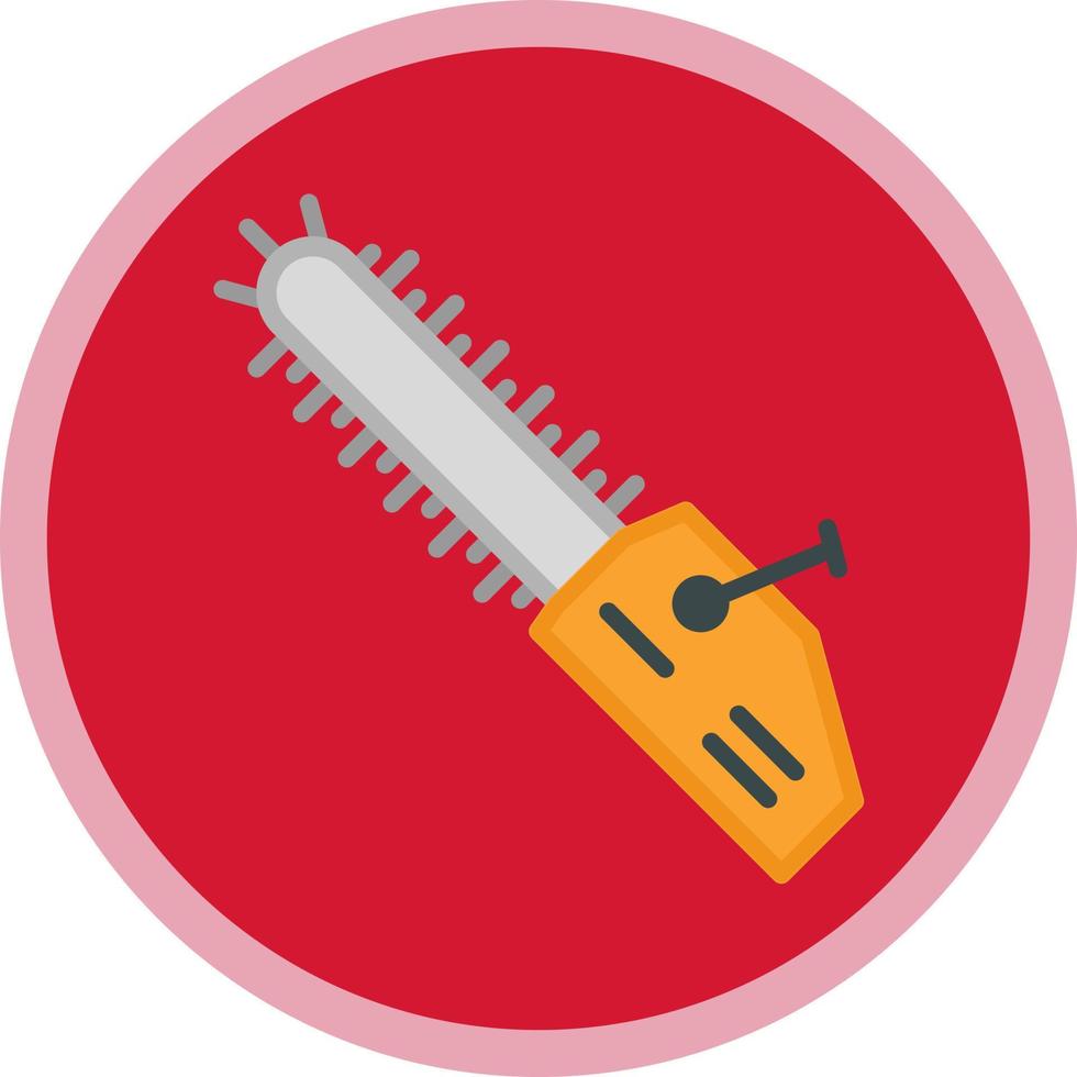 Chainsaw Vector Icon Design