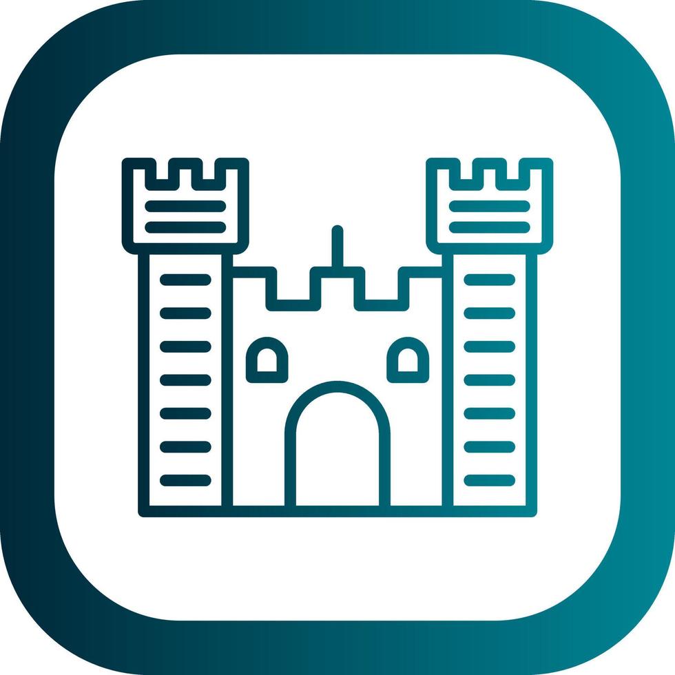 Fortress Vector Icon Design