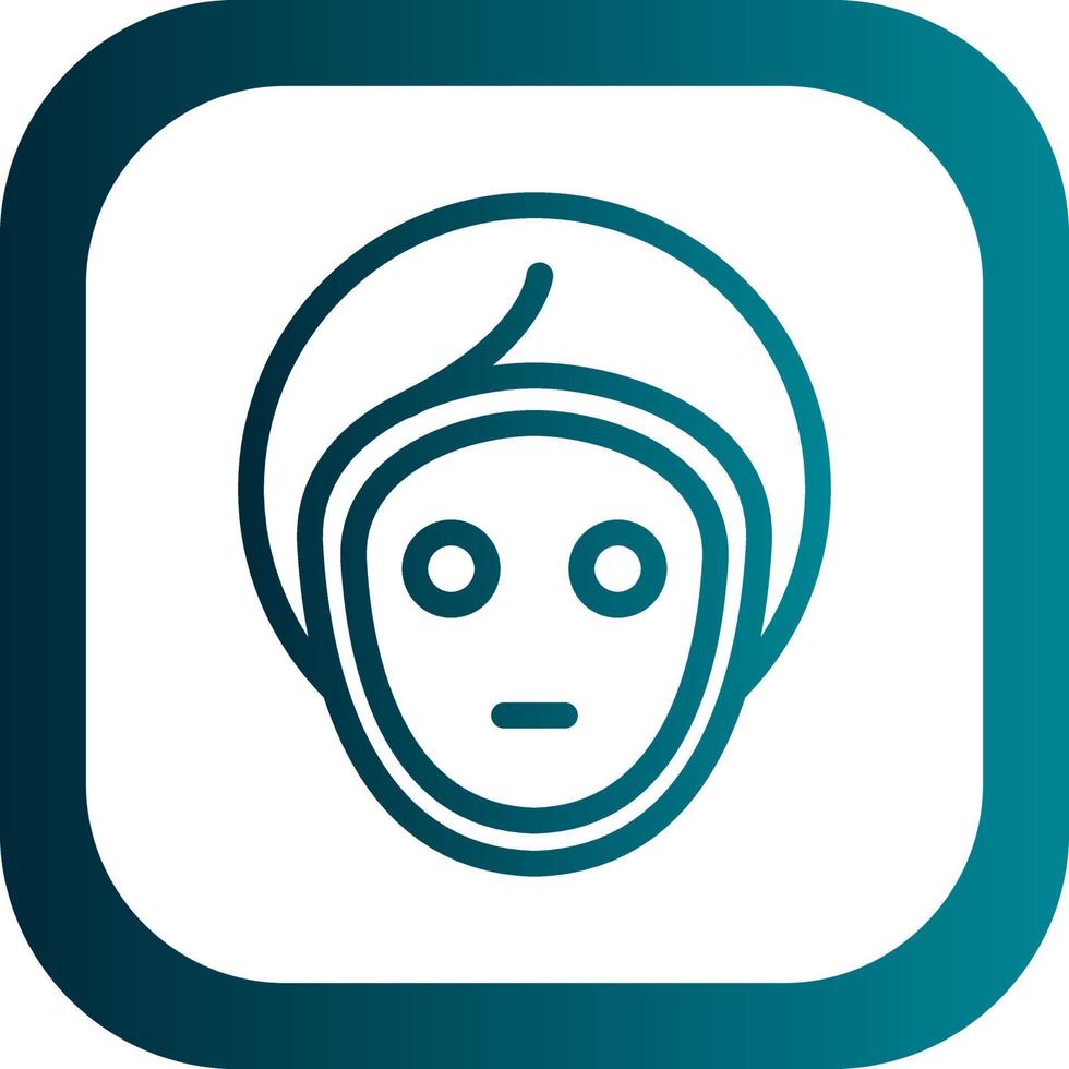 Facial Mask Vector Icon Design