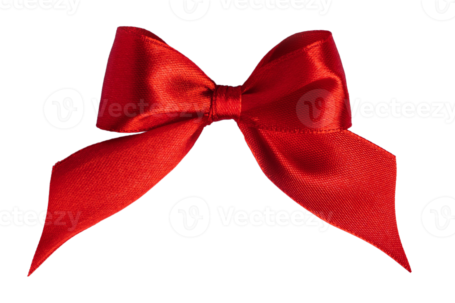 Red ribbon isolated on a transparent background png