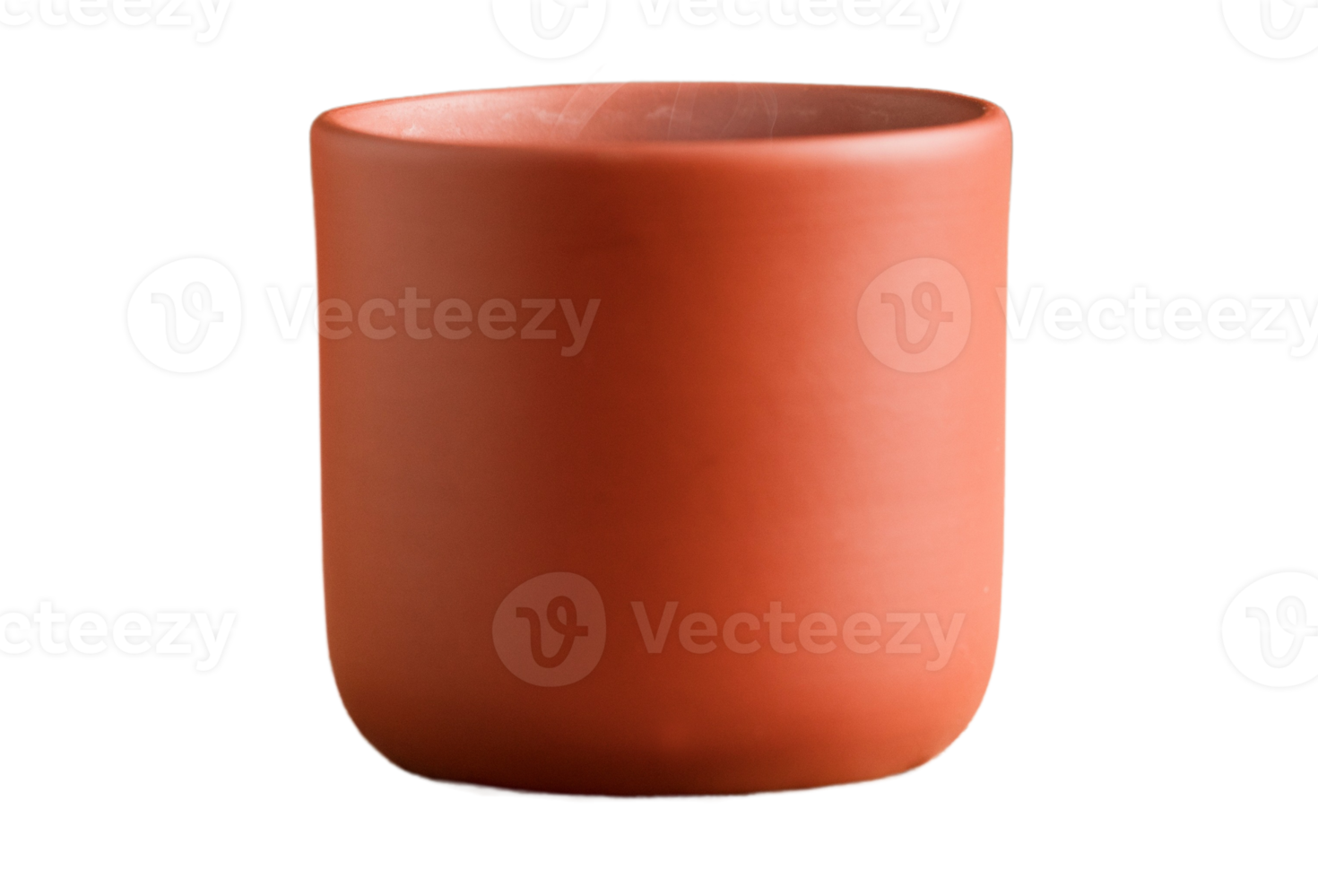 Orange pot isolated on a transparent background png