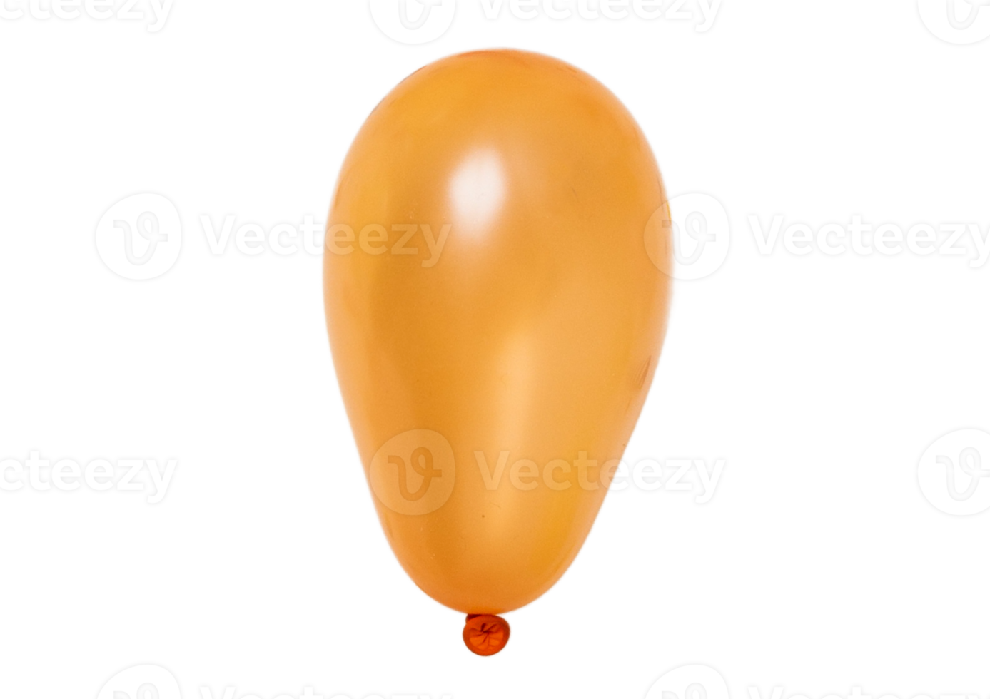Orange balloons isolated on a transparent background png