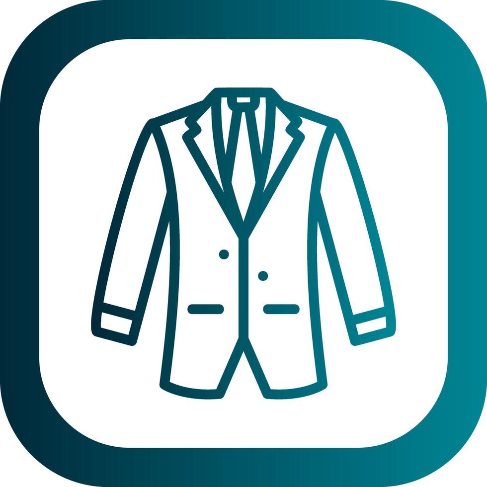 Business Coat Vector Icon Design