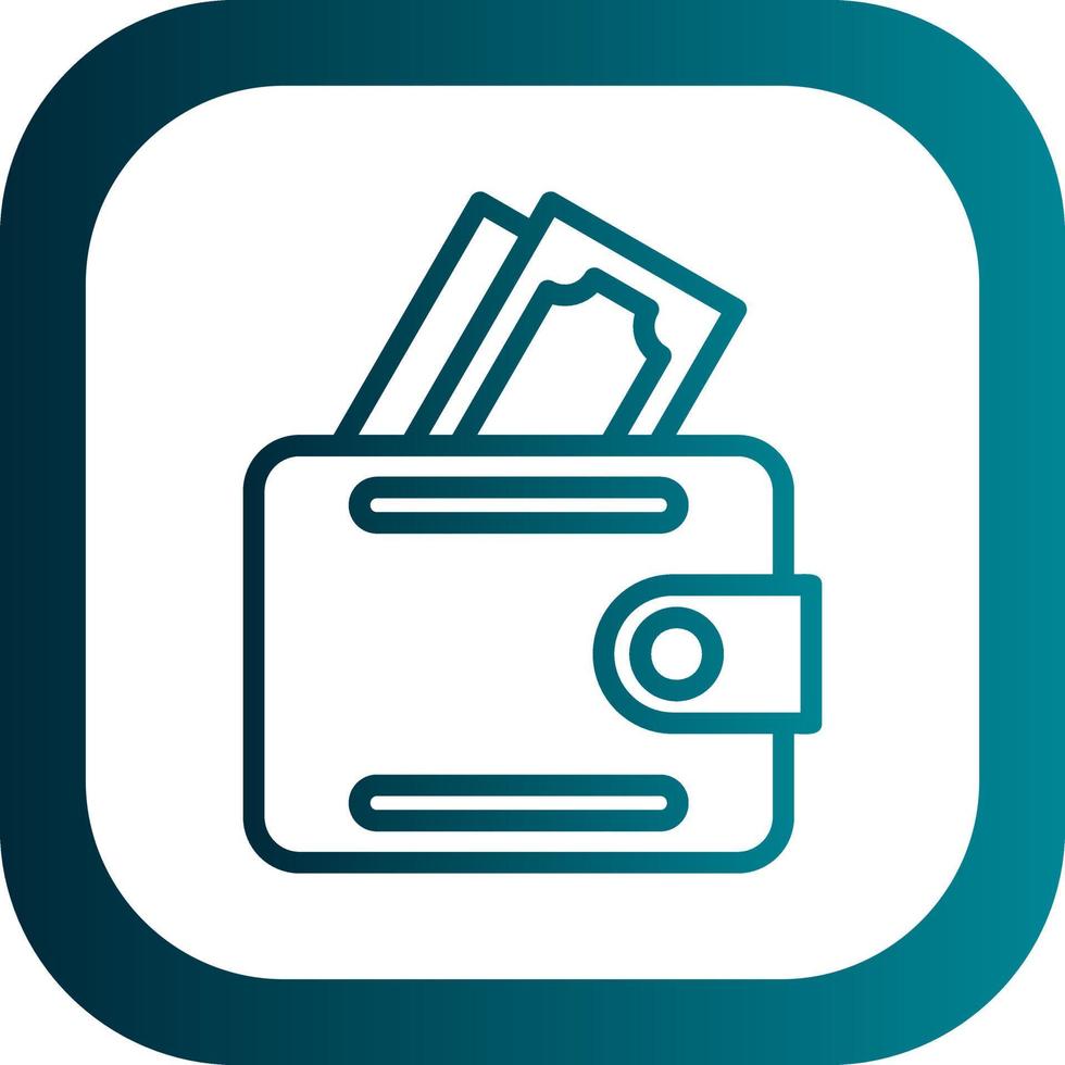 Money Wallet Vector Icon Design
