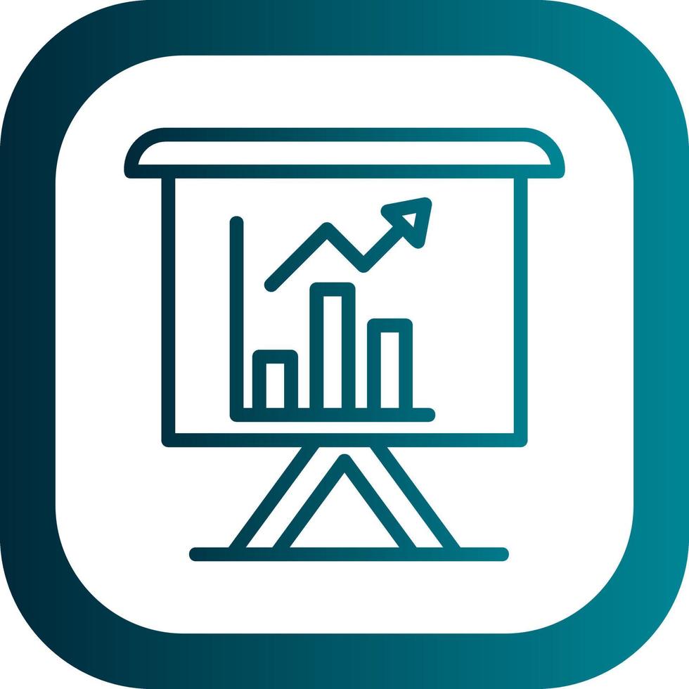 Business Presentation Vector Icon Design