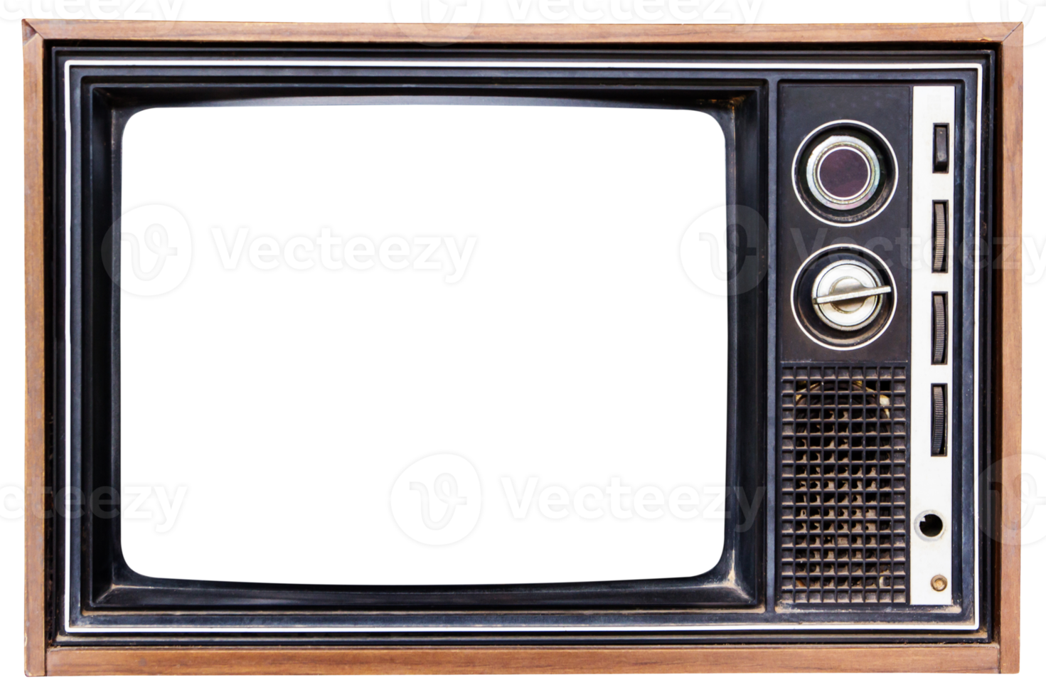 vecchio televisione per decorativo png