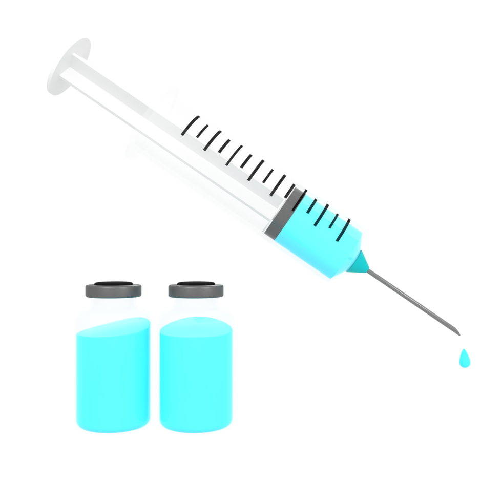 3D SYRINGE ILLUSTRATION png