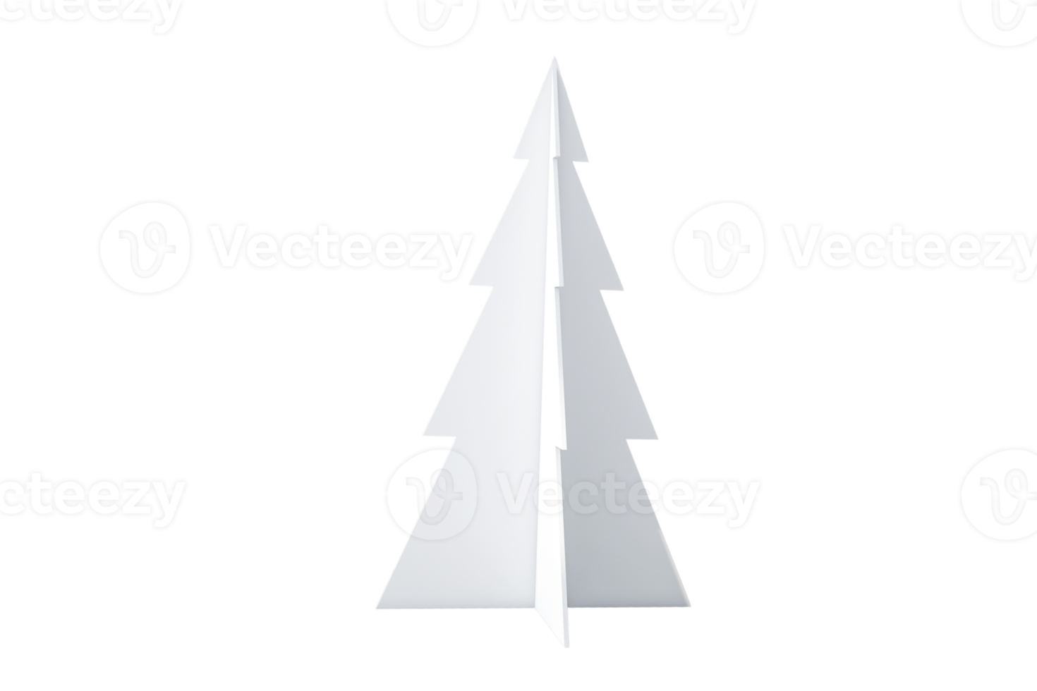 Weiß Weihnachten Baum isoliert auf ein transparent Hintergrund png