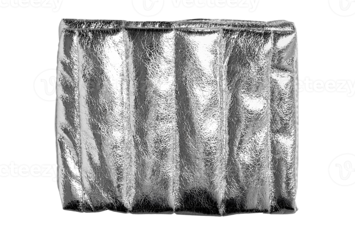 Silver bag isolated on a transparent background png