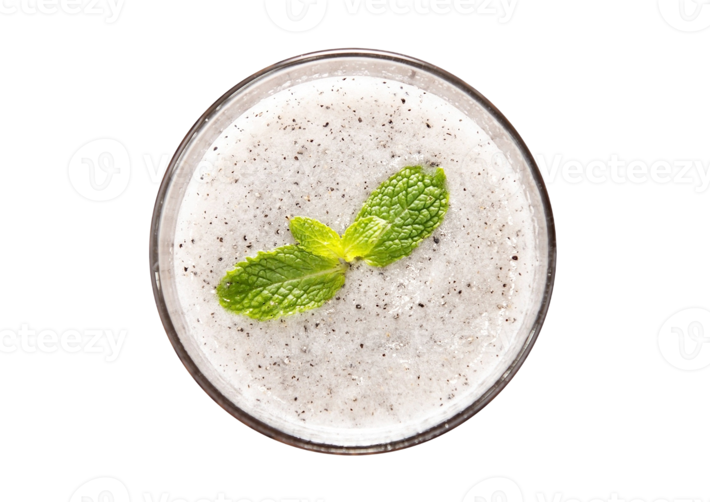 Coconut juice isolated on a transparent background png