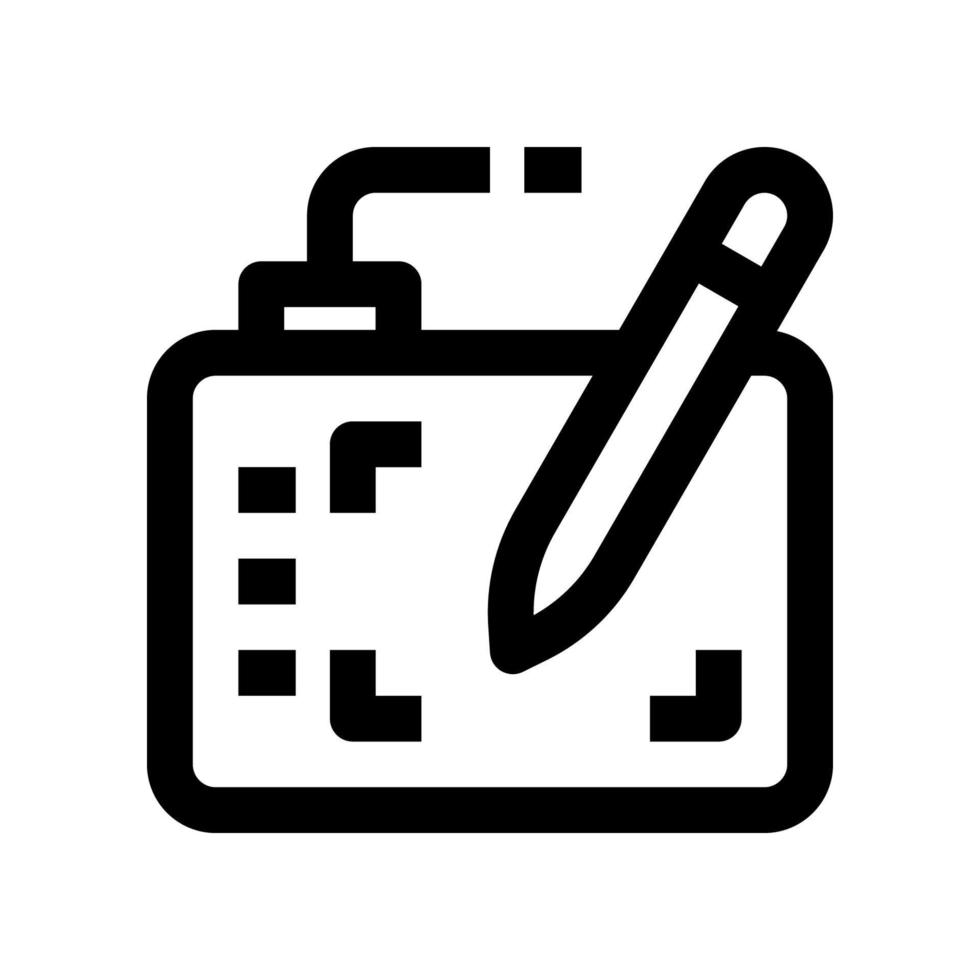 pen tablet icon for your website, mobile, presentation, and logo design. vector