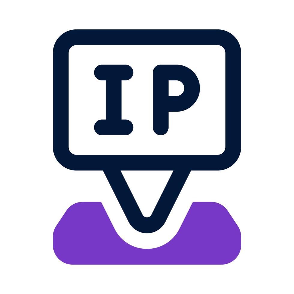 ip address icon for your website, mobile, presentation, and logo design. vector