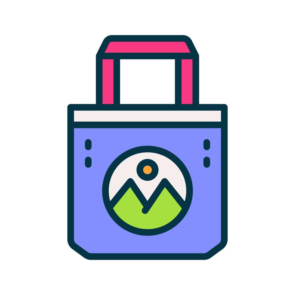 tote bag icon for your website, mobile, presentation, and logo design. vector