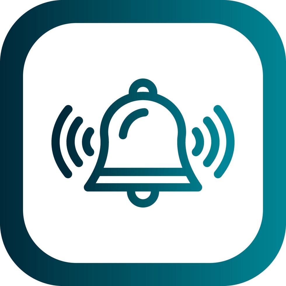 Ring Bell Vector Icon Design