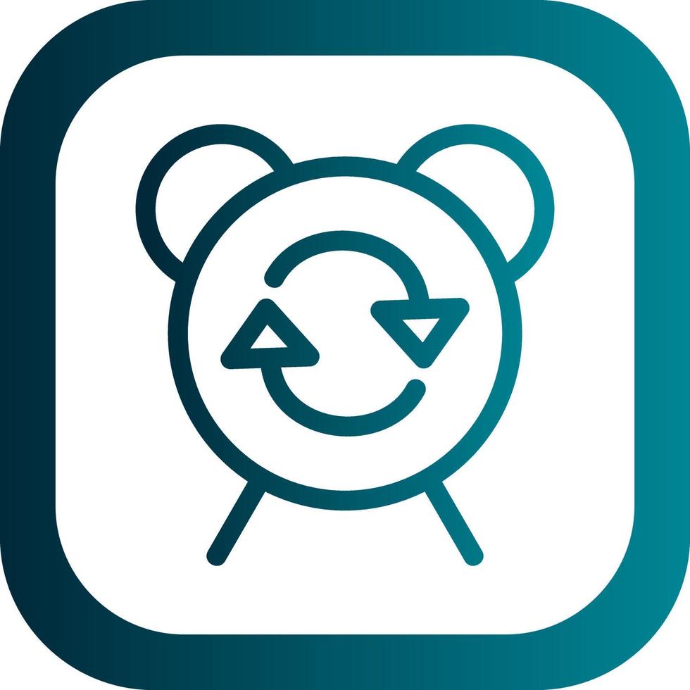 Alarm Repeat Vector Icon Design