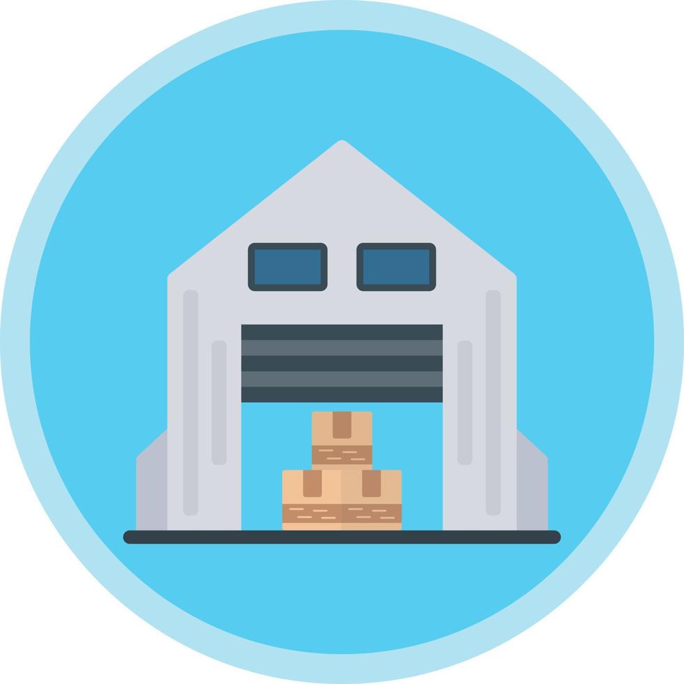 Warehouse Vector Icon Design