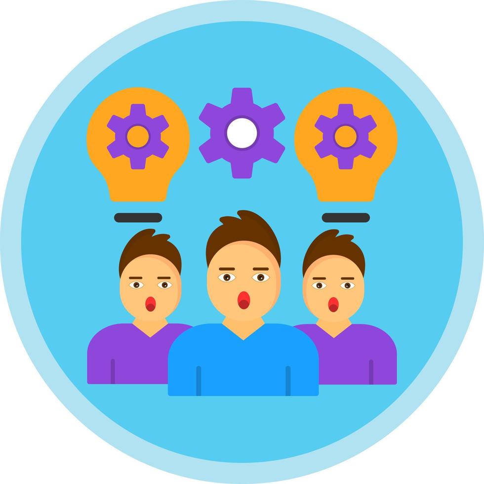 Team Work Vector Icon Design