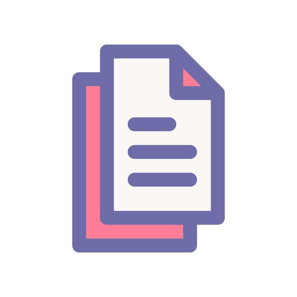 document icon for your website design, logo, app, UI. vector