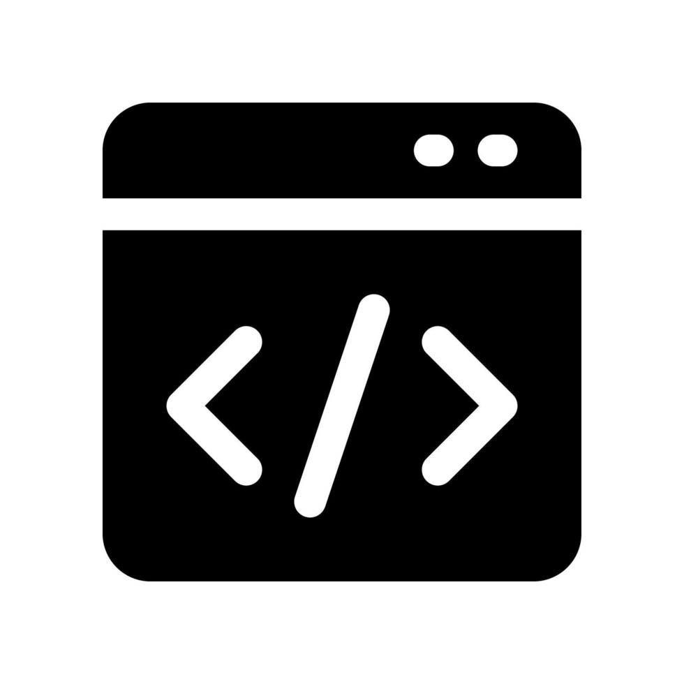 coding icon for your website design, logo, app, UI. 21351684 Vector Art ...
