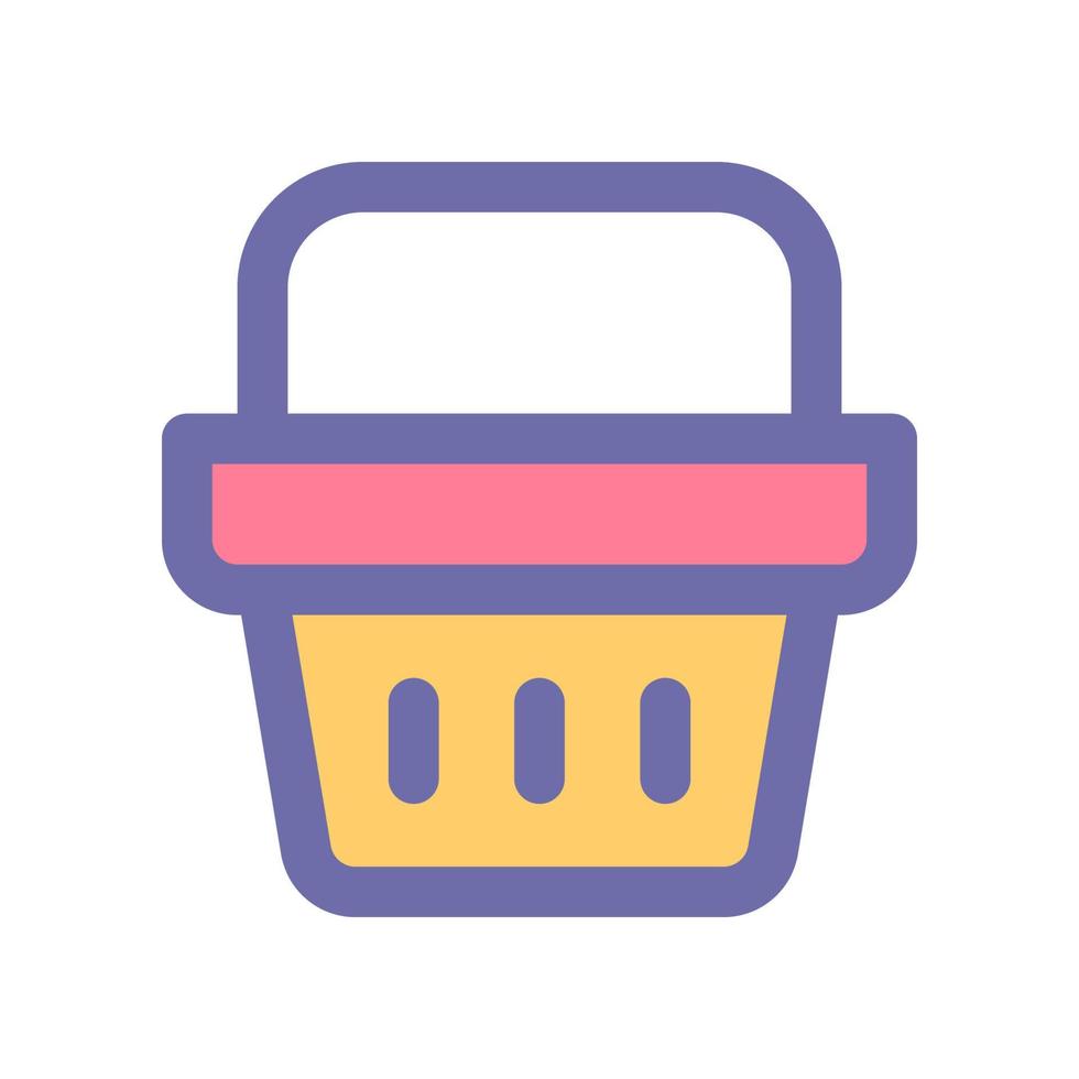 shopping basket icon for your website design, logo, app, UI. vector