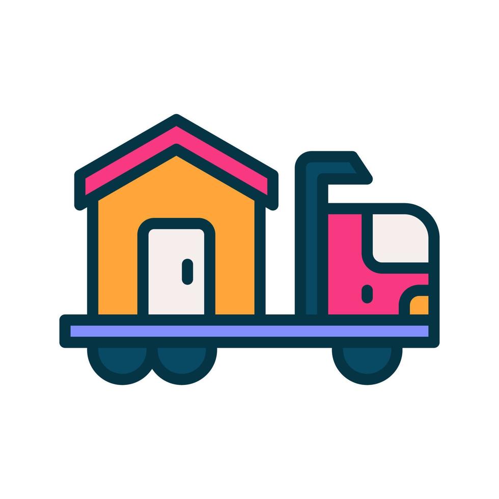 moving truck icon for your website, mobile, presentation, and logo design. vector