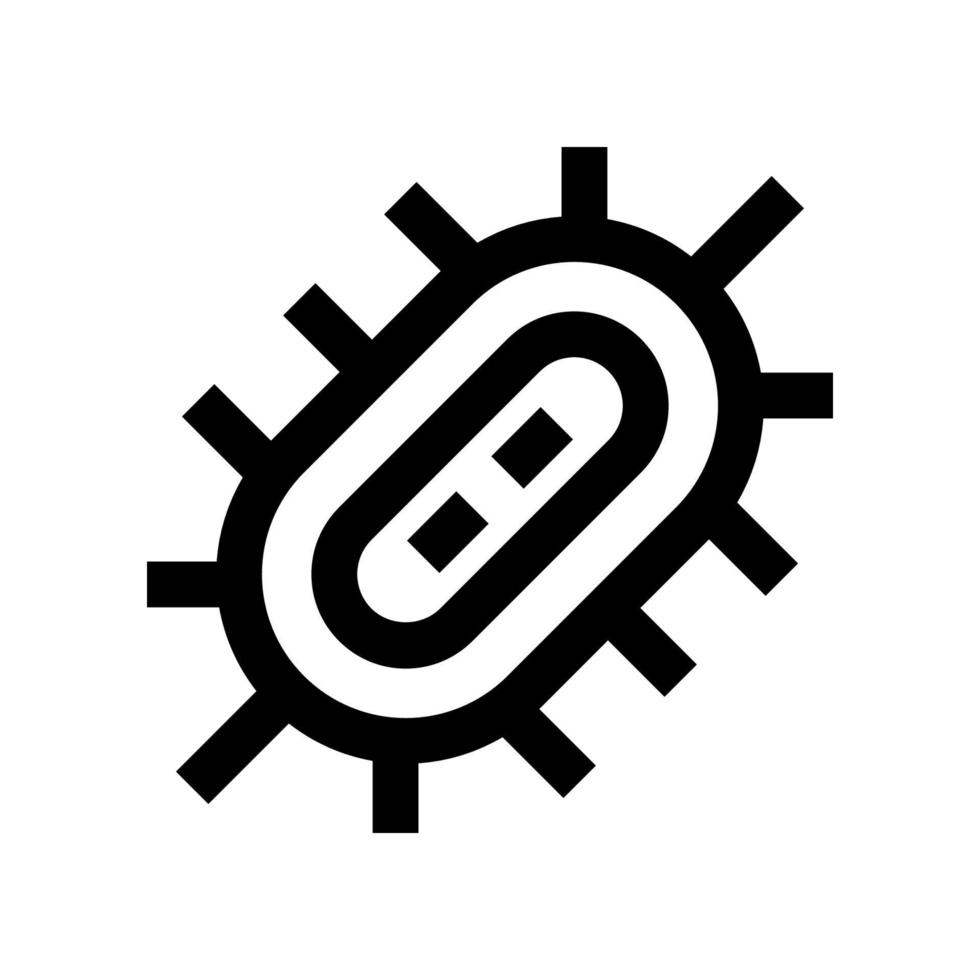 bacteria icon for your website, mobile, presentation, and logo design. vector