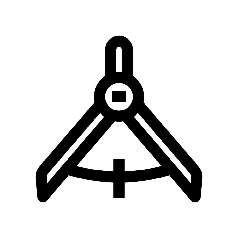 drawing compass icon for your website, mobile, presentation, and logo design. vector