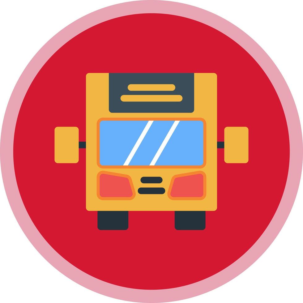 Bus Display Vector Icon Design