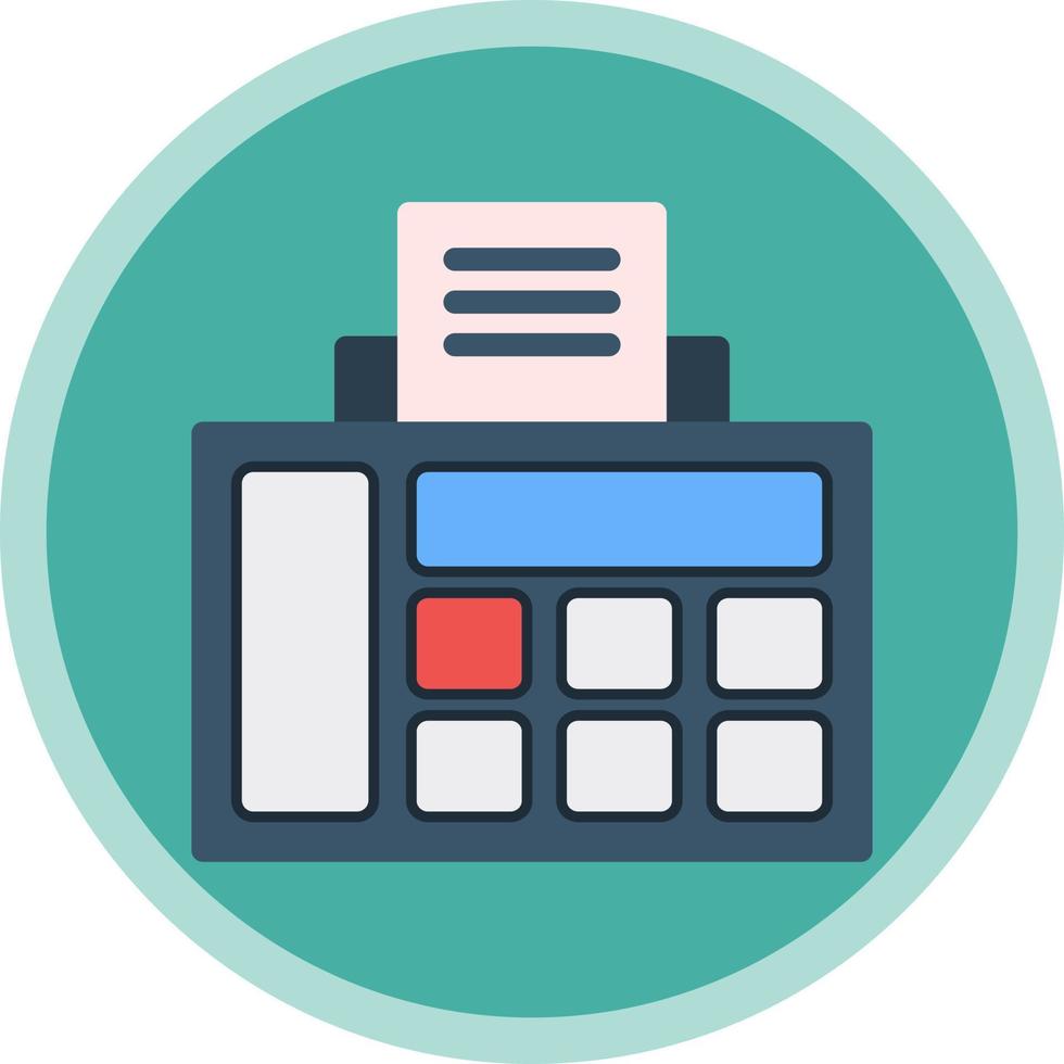 Fax Vector Icon Design
