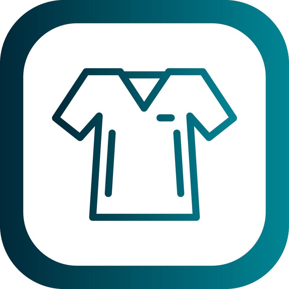 V Neck Shirt Vector Icon Design